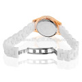 Bracelet de montre en céramique blanc adulte classique classique